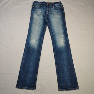 Ralph Lauren Denim Supply Jeans Womens 28x32 Dark Wash Flag Patch Straight Faded